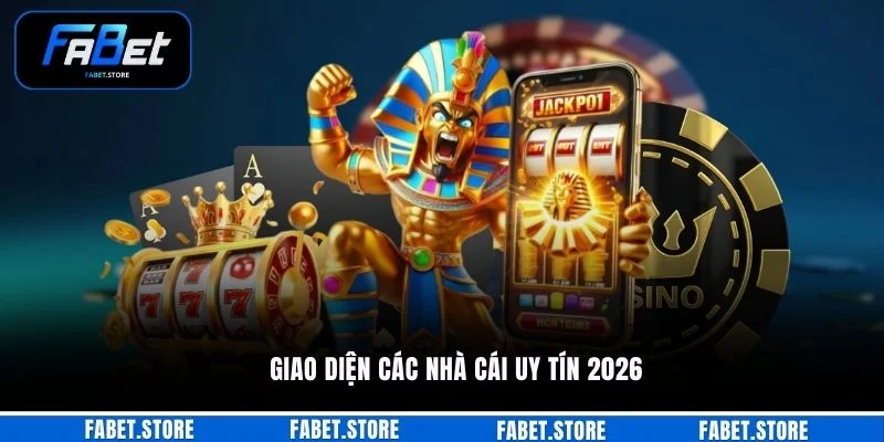 Giao diện các nhà cái uy tín 2026